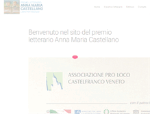 Tablet Screenshot of annamariacastellano.it
